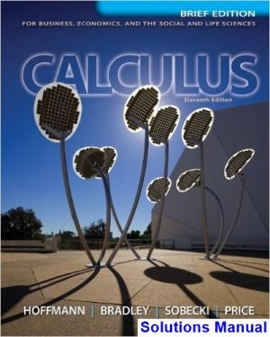 calculus business economics social life scienc brief edition 11th edition hoffmann solutions manual