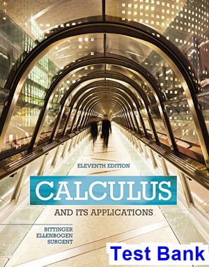 calculus its applications 11th edition bittinger test bank