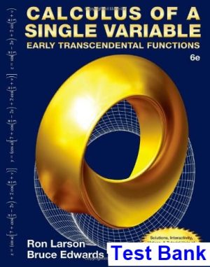 calculus single variable early transcendental functions 6th edition larson test bank