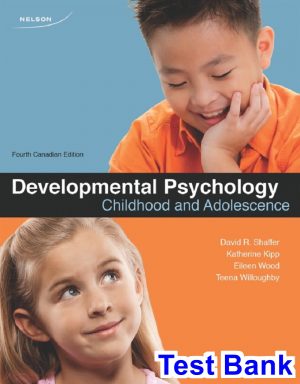 cdn ed developmental psychology childhood adolescence 4th edition shaffer test bank
