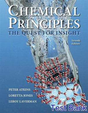 chemical principles the quest for insight 7th edition atkins test bank