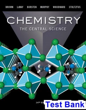 chemistry central science 14th edition brown test bank