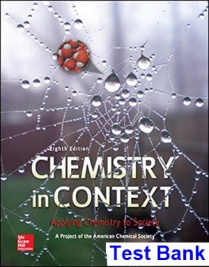 chemistry context applying chemistry society 8th edition american chemical society test bank