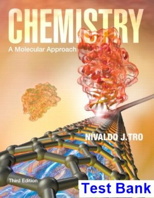 chemistry molecular approach 3rd edition tro test bank