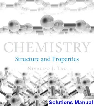 chemistry structure properties 1st edition tro solutions manual