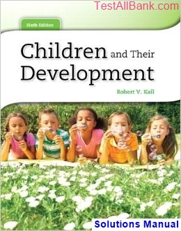 children their development 6th edition kail solutions manual