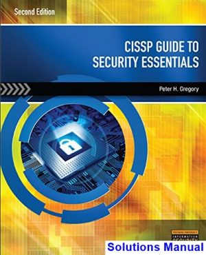 cissp guide security essentials 2nd edition gregory solutions manual