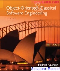 classical object oriented software engineering 7th edition stephen schach solutions manual