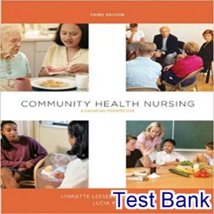 community health nursing a canadian perspective 3rd edition stamler test bank
