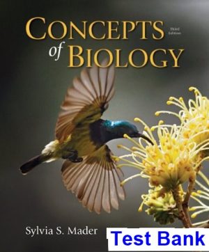 concepts biology 3rd edition mader test bank