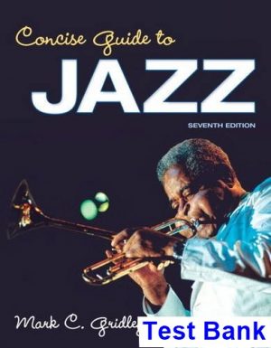 concise guide jazz 7th edition gridley test bank