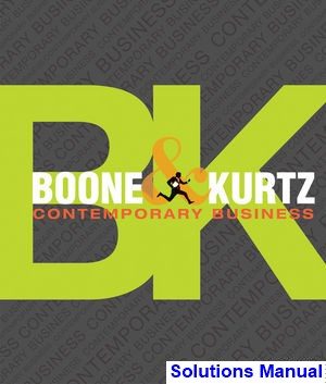 contemporary business 16th edition boone solutions manual