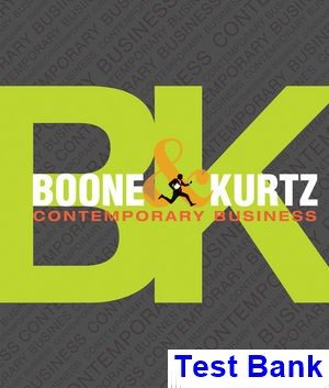 contemporary business 16th edition boone test bank