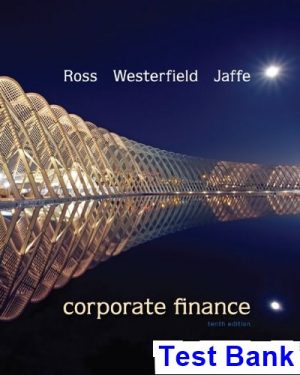 corporate finance 10th edition ross test bank