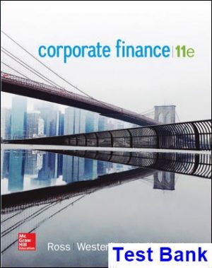 corporate finance 11th edition ross test bank