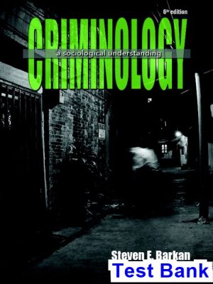 criminology sociological understanding 6th edition barkan test bank