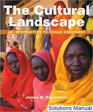 cultural landscape an introduction to human geography 11th edition rubenstein solutions manual
