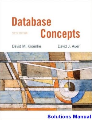 database concepts 6th edition kroenke solutions manual