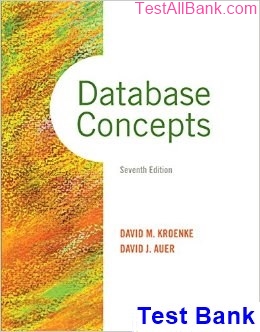 database concepts 7th edition kroenke test bank