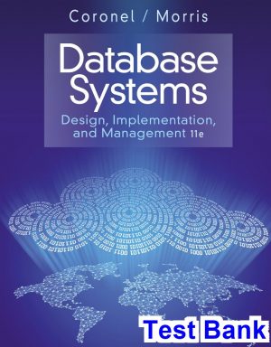 database systems design implementation management 11th edition coronel test bank