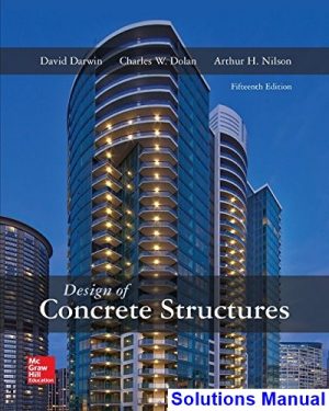 design concrete structures 15th edition darwin solutions manual