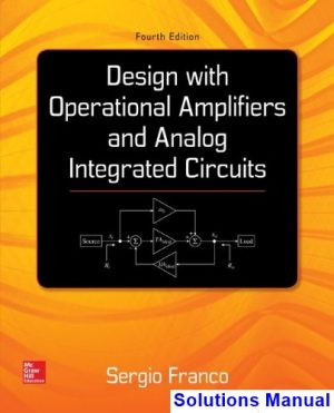 design operational amplifiers analog integrated circuits 4th edition sergio franco solutions manual