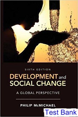 development and social change a global perspective 6th edition mcmichale test bank