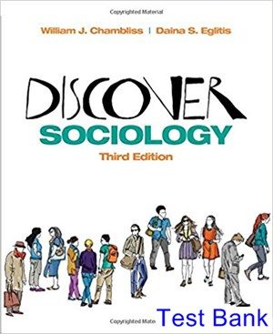 discover sociology 3rd edition chambliss test bank