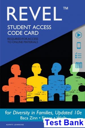 diversity families 10th edition zinn test bank