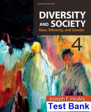 diversity society race ethnicity gender 4th edition healey test bank