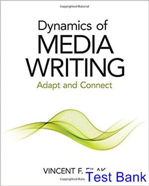 dynamics of media writing adapt and connect 1st edition filak test bank