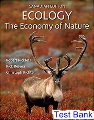 ecology the economy of nature canadian 7th edition kareiva test bank