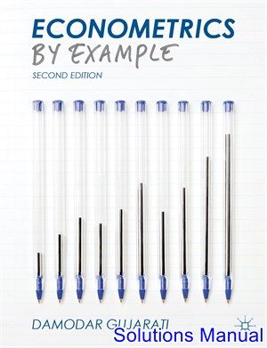 econometrics by example 2nd edition gujarati solutions manual