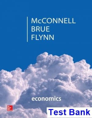 economics 20th edition mcconnell test bank