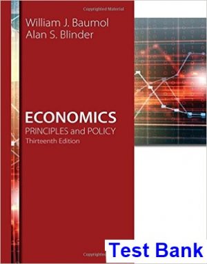 economics principles policy 13th edition baumol test bank