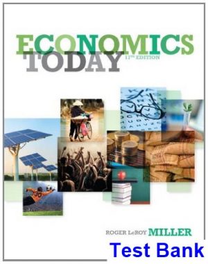 economics today 17th edition roger leroy miller test bank