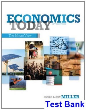 economics today macro 17th edition roger leroy miller test bank