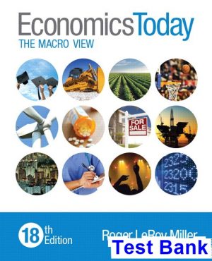 economics today macro view 18th edition miller test bank