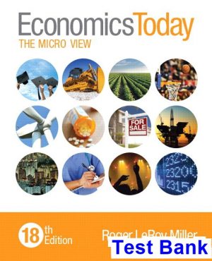 economics today micro view 18th edition miller test bank