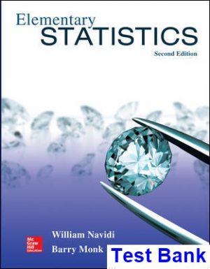 elementary statistics 2nd edition navidi test bank