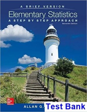 elementary statistics step by step approach 7th edition bluman test bank