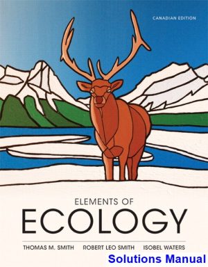 elements ecology canadian 1st edition smith solutions manual