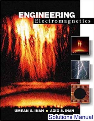 engineering electromagnetics 1st edition inan solutions manual