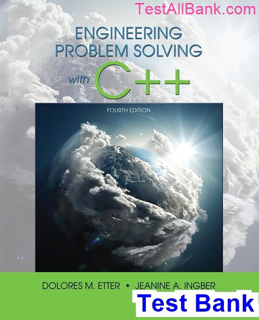 engineering problem solving with c 4th edition solutions