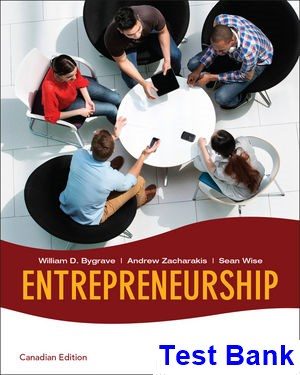 entrepreneurship 2008 1st edition bygrave test bank