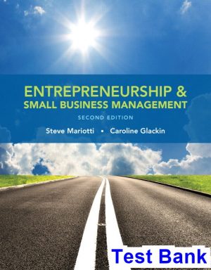 entrepreneurship small business management 2nd edition mariotti test bank