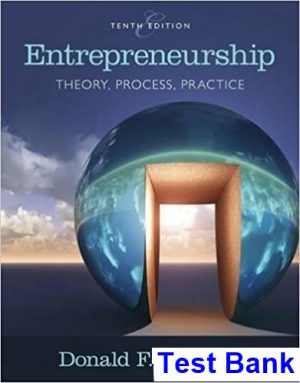 entrepreneurship theory process practice 10th edition kuratko test bank