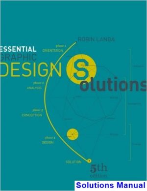essential graphic design solutions 5th edition robin landa solutions manual