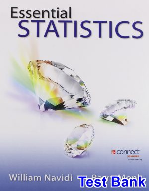 essential statistics 1st edition navidi test bank