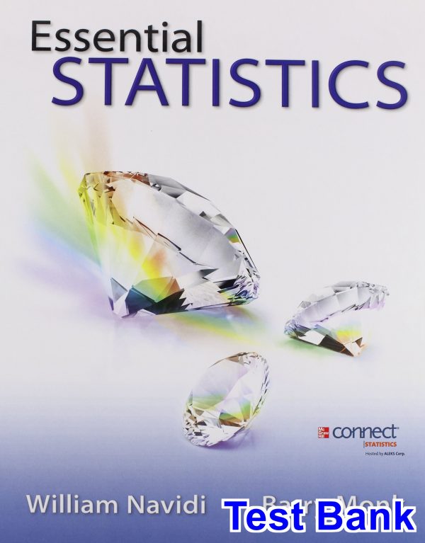 essential statistics 1st edition navidi test bank
